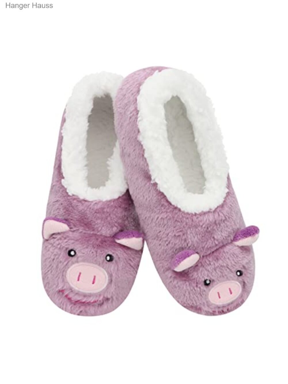 Sherpa Lined Slipper Socks Non Slip Cozy Animal